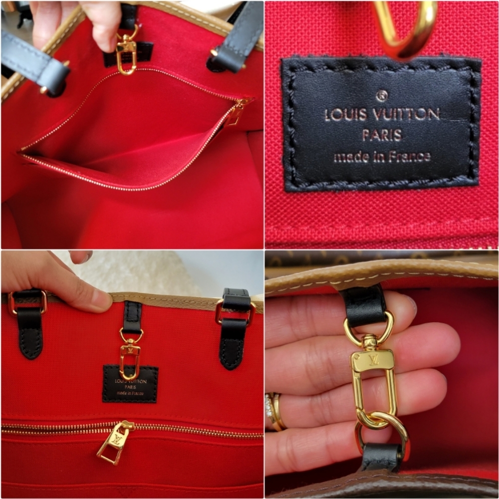 Gorgeous On the Go GM Reverse ❤️ Authentic LV Handbag Shoulder Bag Monogram - Picture 14 of 16